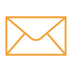 Vector mail icon vector sign letter envelope symbol message send to address illustration - obrazy, fototapety, plakaty