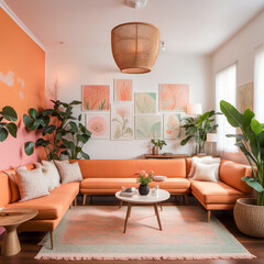 living room, for inspiration, for composing designer work, desktop background, video call background, commercial work and more.