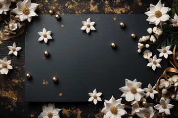  Elegance floral concept greetings card