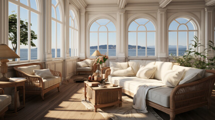 Fototapeta premium Living room home luxurious