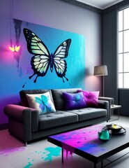 living room, for inspiration, for composing designer work, desktop background, video call background, commercial work and more.