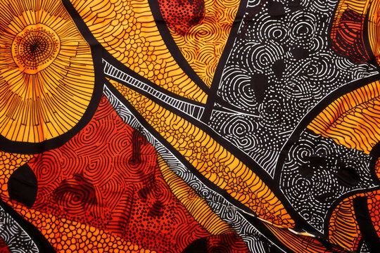  Kitenge rich color fabric surface material texture