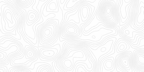 Abstract background with waves Topographic map. Geographic mountain relief. Abstract lines background. Contour maps. Vector illustration, Topo contour map white background, Topographic contour line.