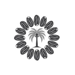 illustration of dates or kurma, a staple food in the Middle East and North Africa.