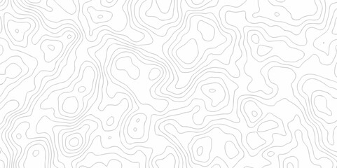 Abstract background with waves Topographic map. Geographic mountain relief. Abstract lines background. Contour maps. Vector illustration, Topo contour map white background, Topographic contour line.