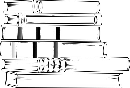 recommend clip art: Stack of Book Illustration Isolated Vector