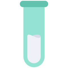 Beaker icon Flat Design Style