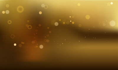 Vector bokeh lights effect on dark background