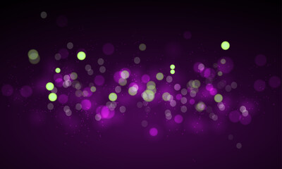 Vector  abstract realistic bokeh background