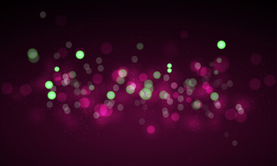 Vector  abstract realistic bokeh background