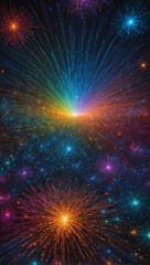Fototapeta premium behold a breathtaking marvel of chromatic nanotechnology