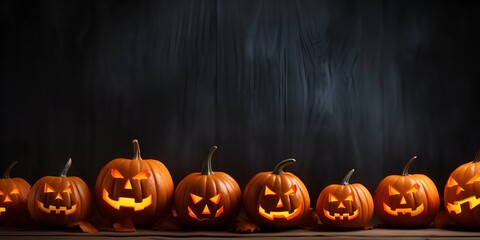 Eerie Jack O' Lantern Backdrop, A Background for Spooky Celebrations