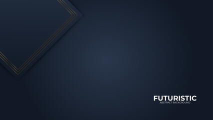Futuristic abstract background. . Modern shiny dark geometric lines pattern. Future technology concept. Suit for poster, banner, cover, presentation, we