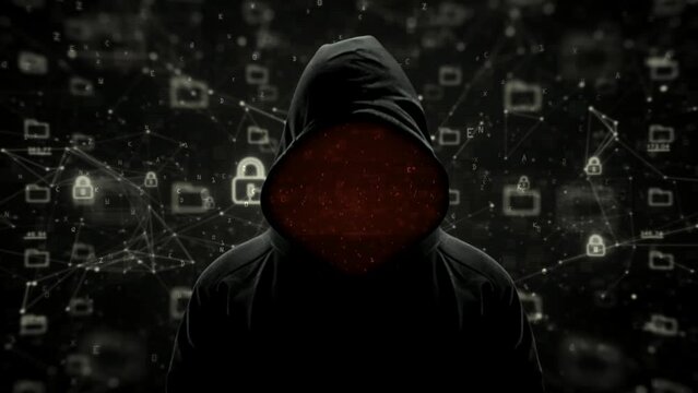 Hacking and Personal Data Protection. 4K, 422 ProRes HQ. 