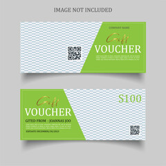 Vector free elegant gift voucher design template