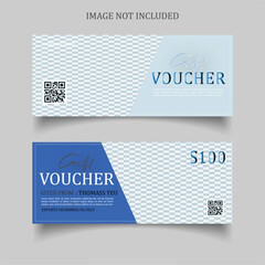 Vector free elegant gift voucher design template