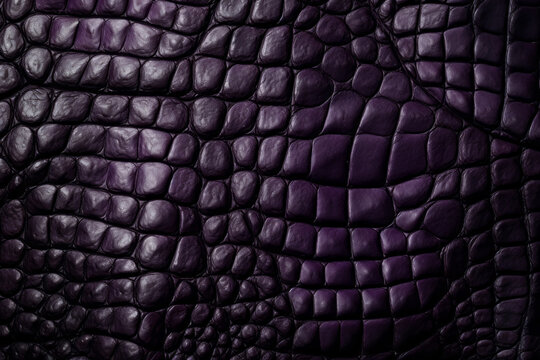 Purple and black reptile skin, organic surface material texture