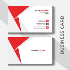 Minimal modern elegant business card design template