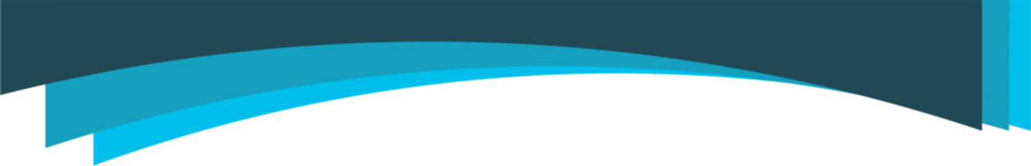 Elegant Header Shape Design Element Isolated Vector