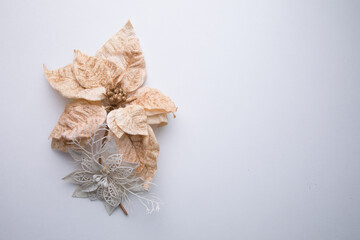 Santa Claus Snow man Ginger bread house Christmas decoration background