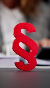 Judicial Tax Sign on Red Calculator