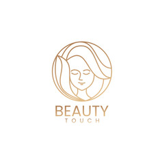 Gold beauty logo