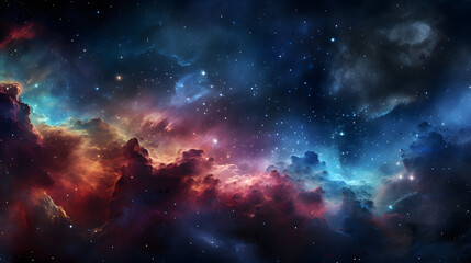 star of space nebula background