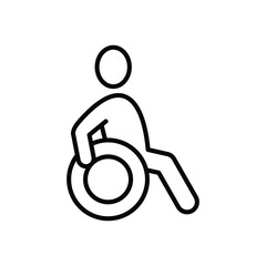 Para-athletics vector icon