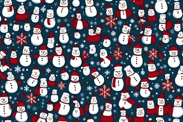 seamless pattern with monsters