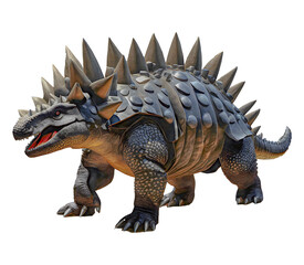 Fototapeta premium ankylosaurus dino isolated, transparent