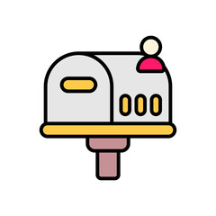 Email Icon - Colored Outline