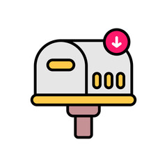 Email Icon - Colored Outline