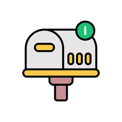 Email Icon - Colored Outline