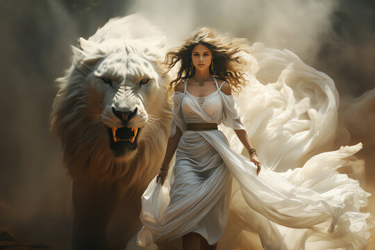 stength woman, AI generated