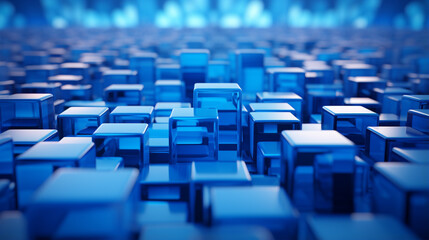 Obraz premium abstract blue background HD 8K wallpaper Stock Photographic Image 