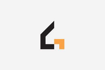 Letter G house logo design illustration vector template