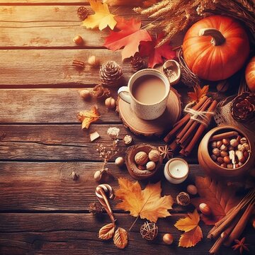 Autumn or fall background.
