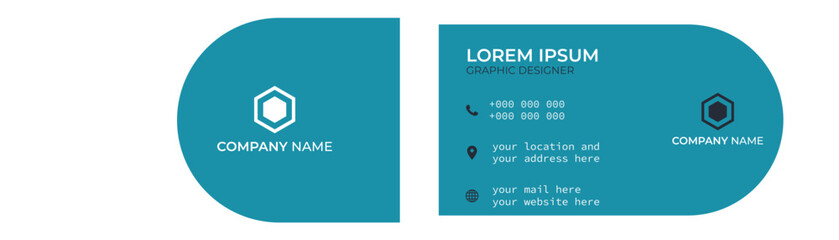 Obraz premium Professional Business Card Design