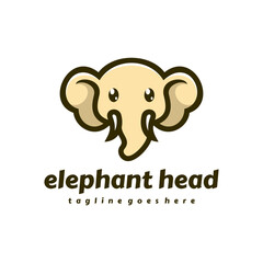  vector elephant mascot design