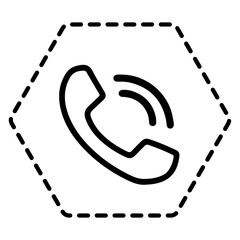 Phone Icon Raw for UI, Brochures, Flyers, Infographics