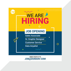 We are hiring banner ad