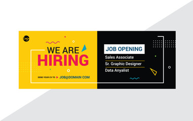 We are hiring banner ad