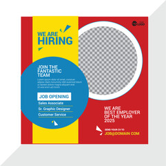 We are hiring banner ad