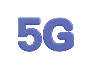 5g network icon 3d rendering vector icon