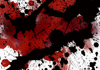 墨汁の飛び散る背景　1