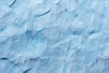 Obraz premium Close-up of an icy blue rock wall Generative Ai