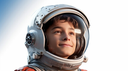 Amazing 3D Portrait An aspiring astronaut a high school