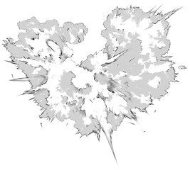 Ice explosion 02 monotone A