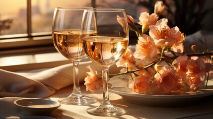 Wedding Table Close Wine Glass Name , Wallpaper Pictures, Background Hd