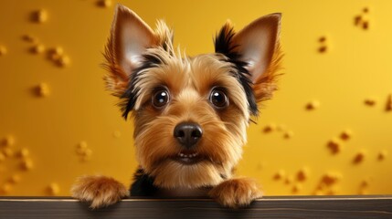 Funny Cute Yorkshire Terrier Dog Warm, Desktop Wallpaper Backgrounds, Background HD For Designer